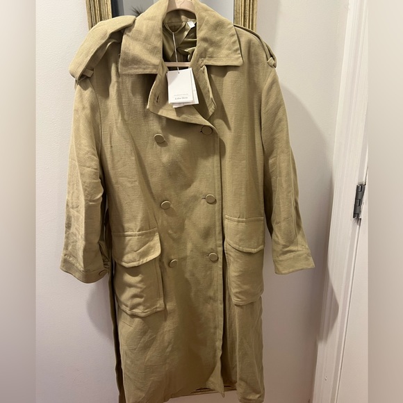 & Other Stories BRAND NEW Trench Coat, size US 2 (fits like a medium) - Picture 3 of 5